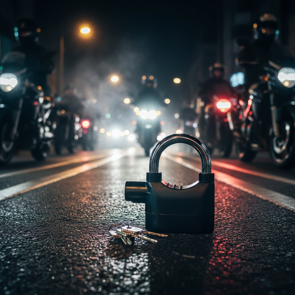 CANDADO CON ALARMA | PROTEGE TU MOTO