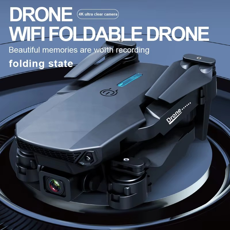 Dron E88 Pro-HD 4K + HELICES DE REPUESTO EXTRA (ULTIMAS UNIDADES DISPONIBLES)